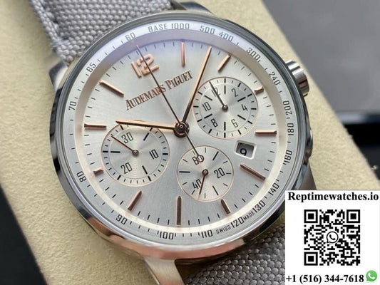 Audemars Piguet CODE 11.59 26393CR.OO.A008KB.01 OMF factory stainless steel crown