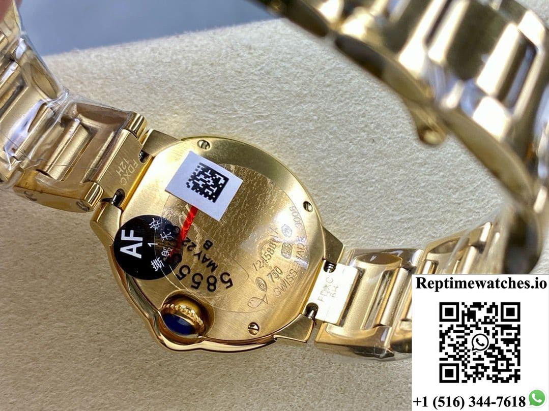 Cartier Blue Balloon W69001Z2 AF Factory Gold Case