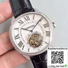 Drive De Cartier W4100013 Tourbillon White Textured Dial - Watches