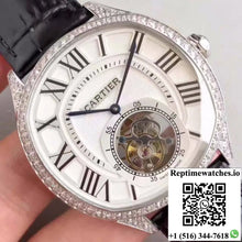 Drive De Cartier W4100013 Tourbillon White Textured Dial - Watches