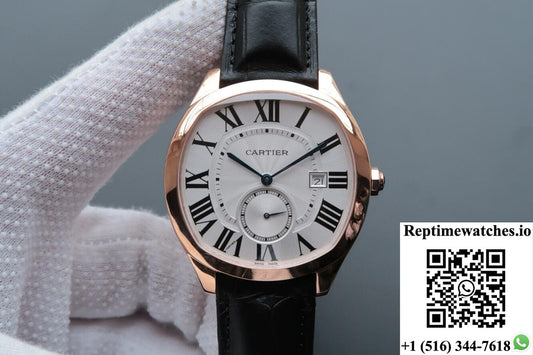 Drive De Cartier Wgnm0003 V6 Factory Silver Dial-Rep Time Watches