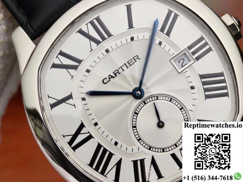 Drive De Cartier Wsnm0004 Gs Factory White Dial-Rep Time Watches