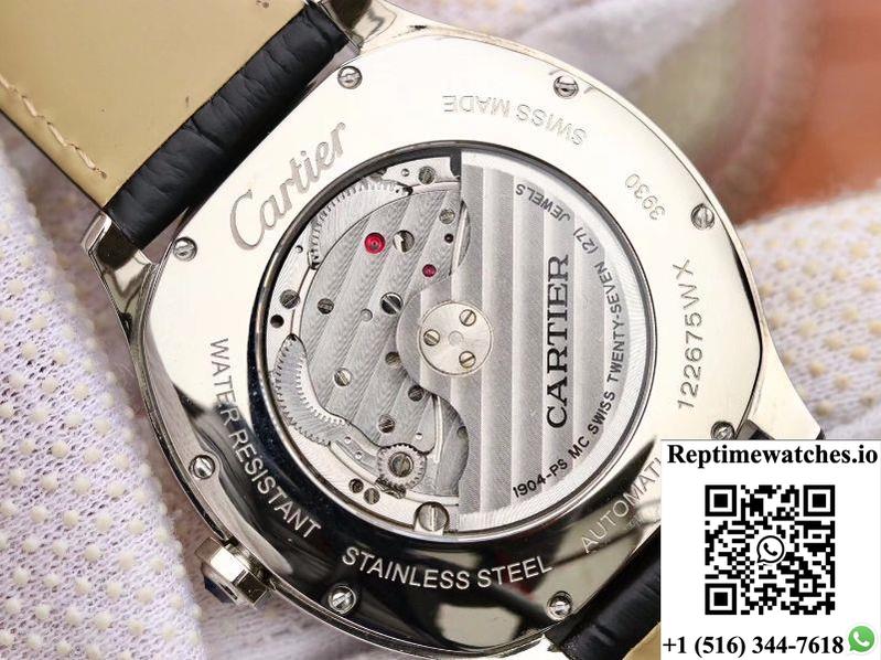 Drive De Cartier Wsnm0004 Gs Factory White Dial-Rep Time Watches