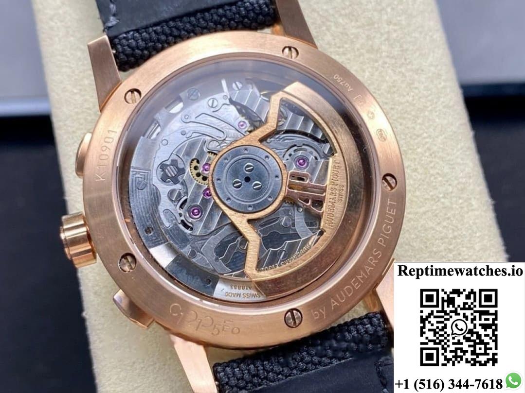 Audemars Piguet CODE 11.59 26393OR.OO.A002KB.02 OMF factory textured rubber strap