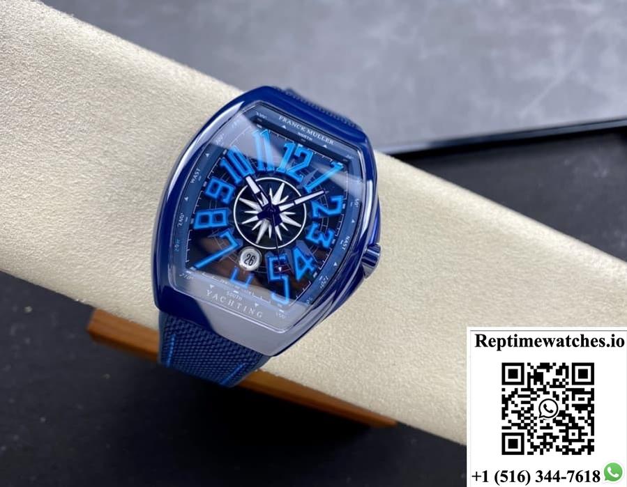 Franck Muller Men’S Collection V45 Sc Dt Yachting Og Abf Factory Date Display-Rep Time Watches