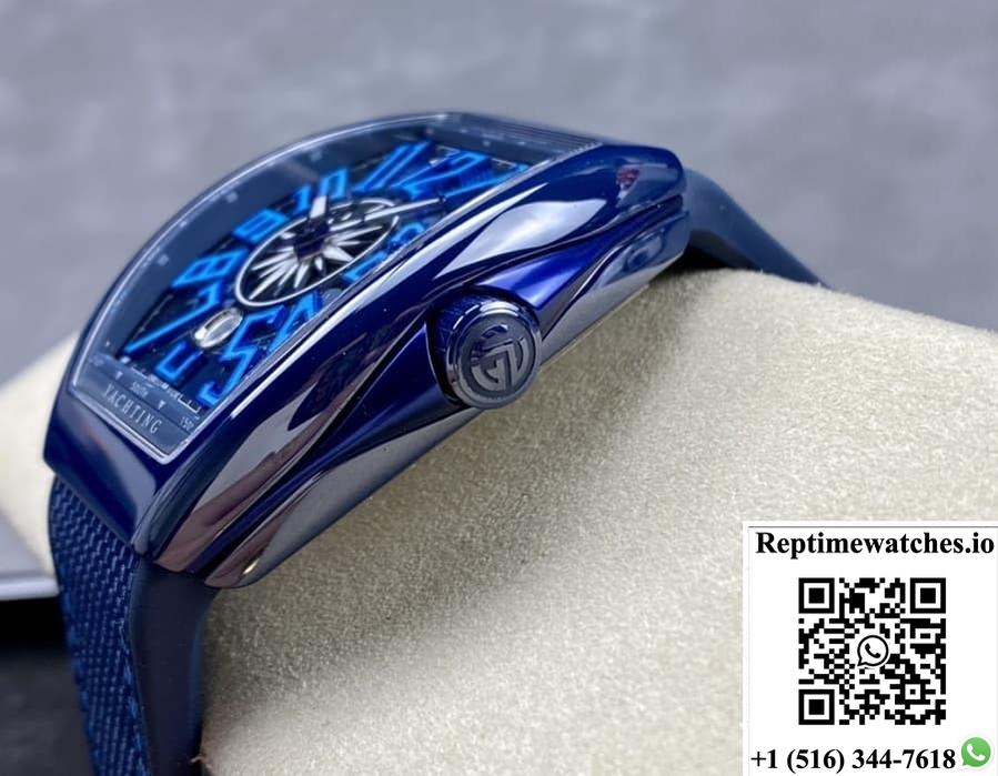 Franck Muller Men’S Collection V45 Sc Dt Yachting Og Abf Factory Date Display-Rep Time Watches