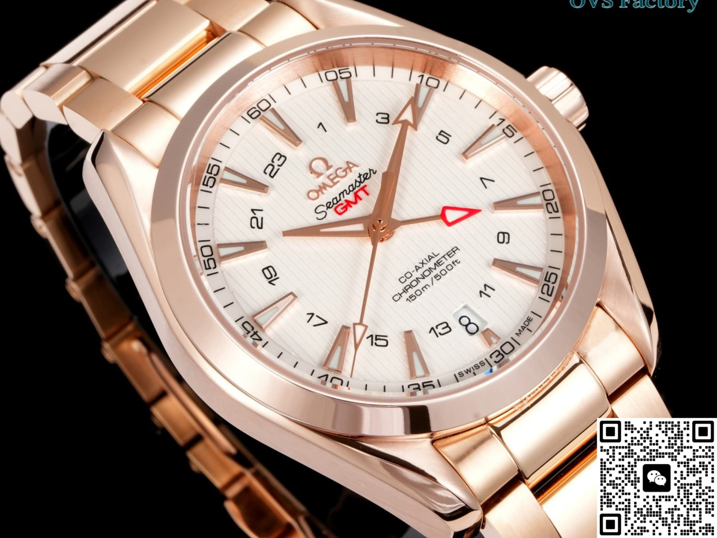 Omega Seamaster 231.50.43.22.02.001 OVS Factory Dual Time Zone