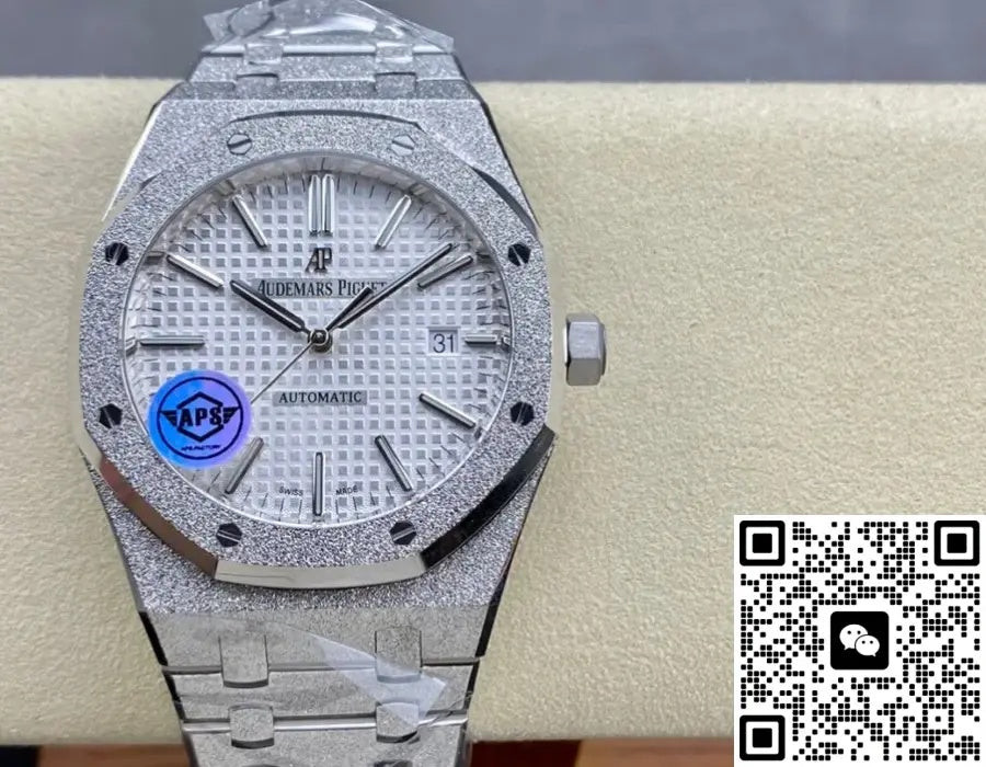 Audemars Piguet Royal Oak 15454BC.GG.1259BC.01 APS Factory Silvery white dial