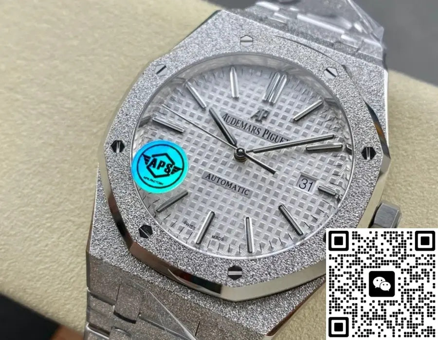 Audemars Piguet Royal Oak 15454BC.GG.1259BC.01 APS Factory Silvery white dial