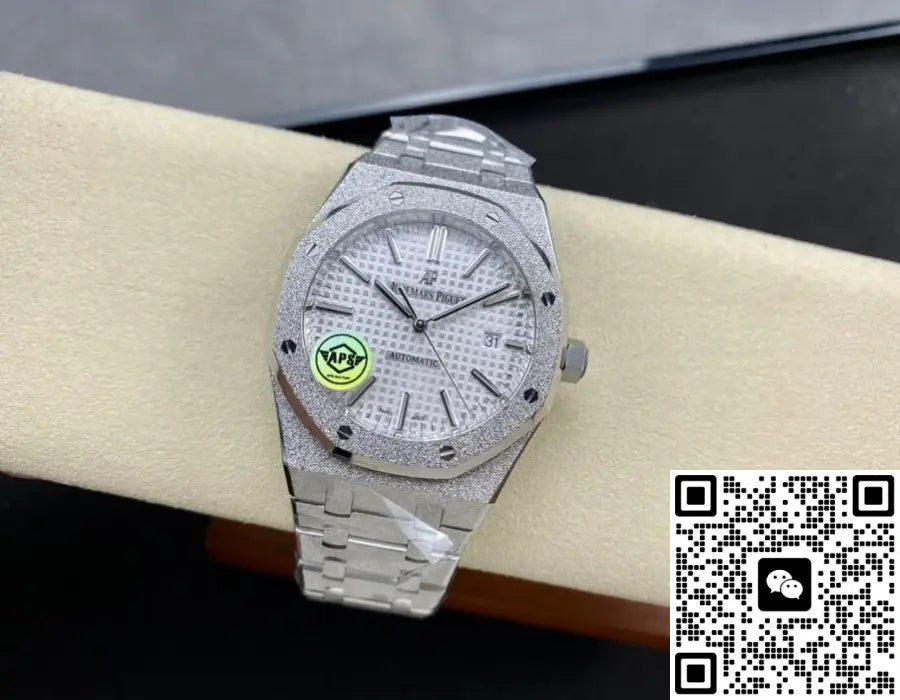 Audemars Piguet Royal Oak 15454BC.GG.1259BC.01 APS Factory Silvery white dial