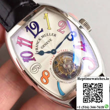 Franck Muller Crazy Color Dreams Tourbillon 8880 White Dial - Watches