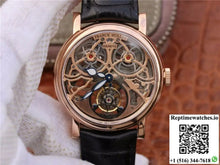 Franck Muller Giga Tourbillon 18K Rose Gold Skeleton Dial - Watches