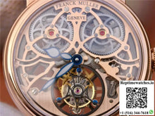 Franck Muller Giga Tourbillon 18K Rose Gold Skeleton Dial - Watches