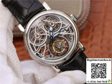 Franck Muller Giga Tourbillon 7048 T G SQT BR Silver Skeleton Dial - Watches