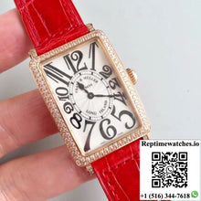 Franck Muller Ladies Long Island 1952 952 QZ D CD GF Factory Silver Dial - Watches