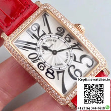 Franck Muller Ladies Long Island 1952 952 QZ D CD GF Factory Silver Dial - Watches