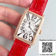 Franck Muller Ladies Long Island 1952 952 QZ D CD GF Factory Silver Dial - Watches
