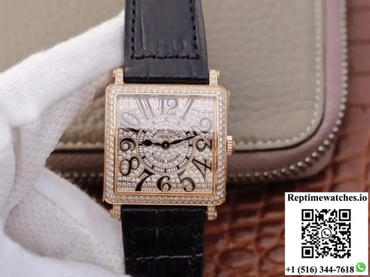 Franck Muller Master Square Ladies 6002 M QZ D GF Factory Diamond Dial - Watches