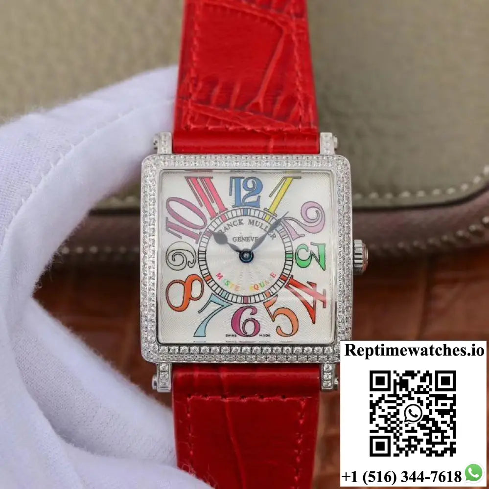 Franck Muller Master Square Ladies 6002 M QZ R GF Factory White Dial - Watches