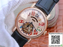 Franck Muller Round Color Dreams Tourbillon 18K Rose Gold Diamond Dial - Watches