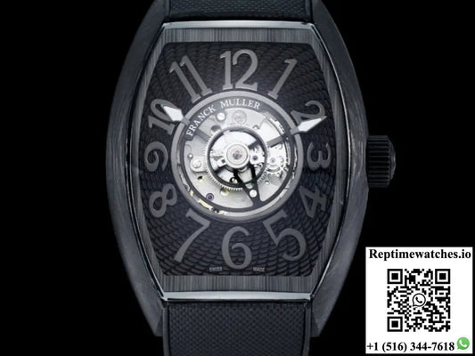Franck Muller V45 NEW Factory Tourbillon Black Bezel
