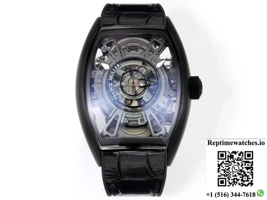Franck Muller V45 NEW Factory Tourbillon Black Case