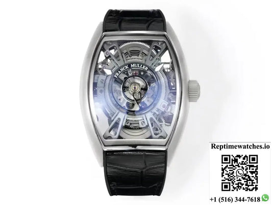 Franck Muller V45 NEW Factory Tourbillon Skeleton Dial