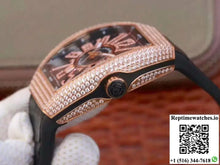 Franck Muller Vanguard 18K Rose Gold V45.SC.DT.D.NBR.CD.5N.NR Black Dial - Watches