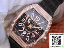 Franck Muller Vanguard 18K Rose Gold V45.SC.DT.D.NBR.CD.5N.NR Black Dial - Watches
