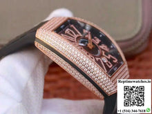 Franck Muller Vanguard 18K Rose Gold V45.SC.DT.D.NBR.CD.5N.NR Black Dial - Watches