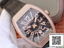 Franck Muller Vanguard 18K Rose Gold V45.SC.DT.D.NBR.CD.5N.NR Black Dial - Watches
