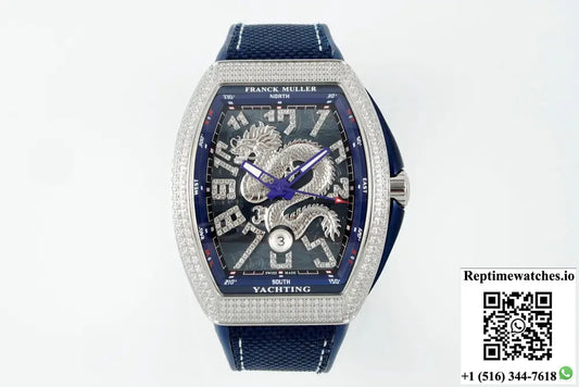 Franck Muller Vanguard ABF Factory Stainless Steel Crown