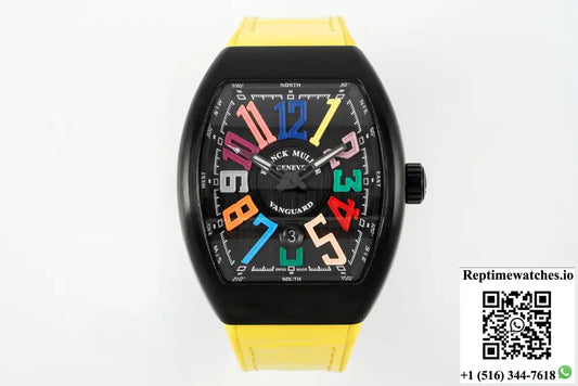 Franck Muller Vanguard ABF factory yellow strap