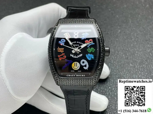 Franck Muller Vanguard Crazy Hours Jisbar V43 CH JSR ABF Factory Diamond-Set Case