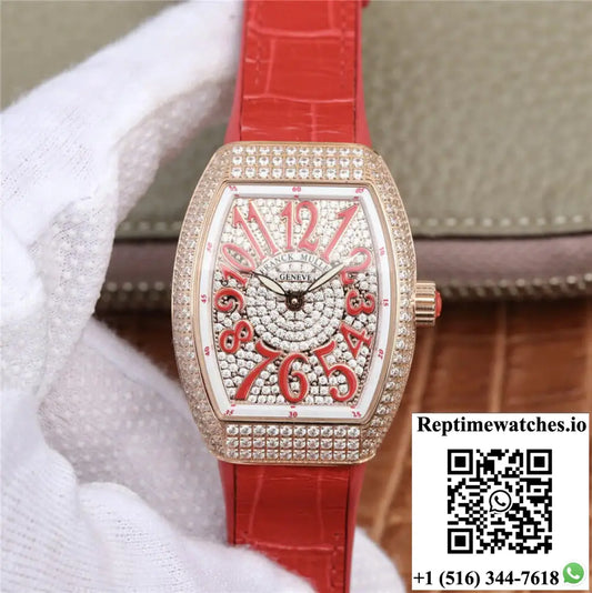 Franck Muller Vanguard Ladies ABF Factory Diamond Case - Watches