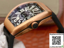 Franck Muller Vanguard V45-02 18K Rose Gold Black Dial - Watches