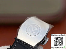 Franck Muller Vanguard V45-04 Black Leather Strap Black Dial - Watches