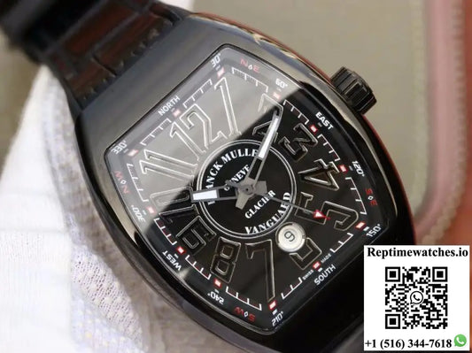 Franck Muller Vanguard V45-05 Black Dial - Watches