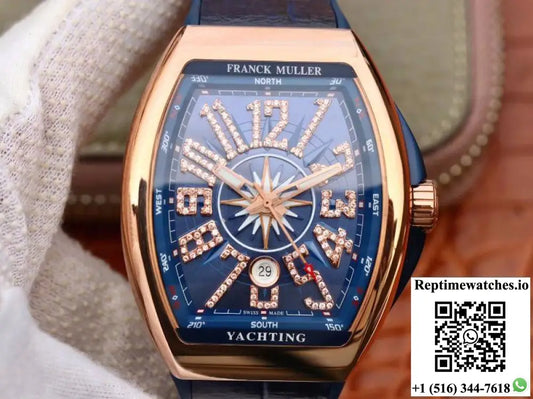 Franck Muller Vanguard V45 25th Anniversary Blue Dial - Watches