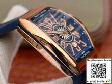 Franck Muller Vanguard V45 25th Anniversary Blue Dial - Watches