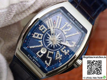 Franck Muller Vanguard V45 45MM Blue Dial - Watches