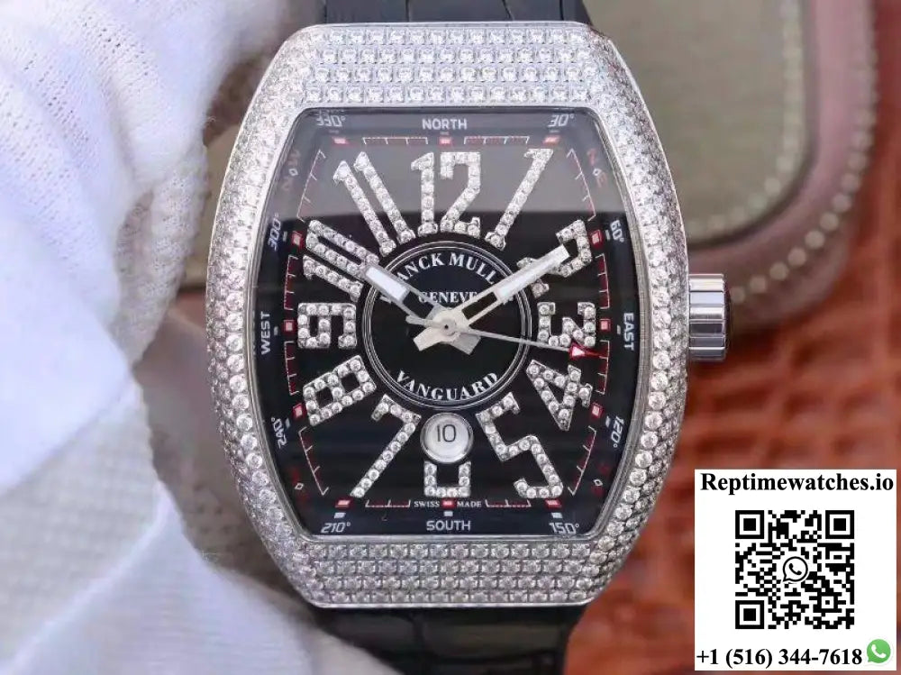 Franck Muller Vanguard V45.SC.DT.D.NBR.CD.5N.NR Black Dial - Watches