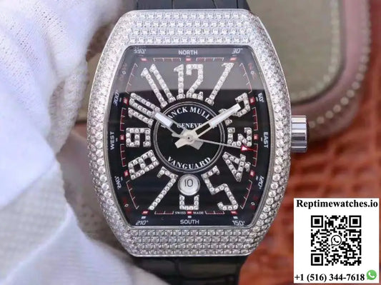 Franck Muller Vanguard V45.SC.DT.D.NBR.CD.5N.NR Black Dial - Watches