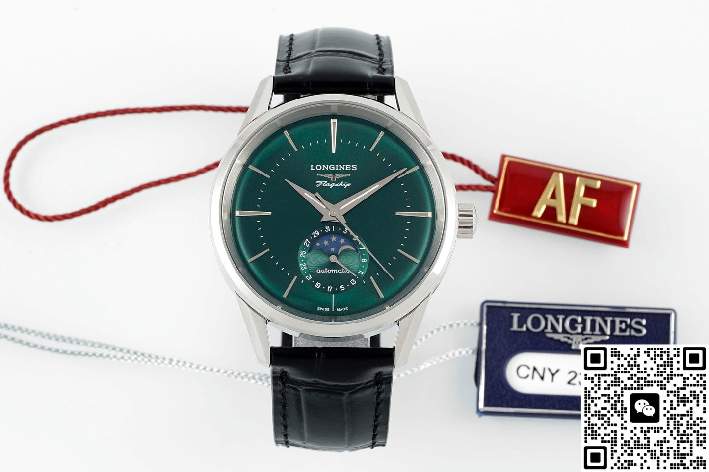 Longines Flagship L4.815.4.02.2 AF Factory Lunar Phase
