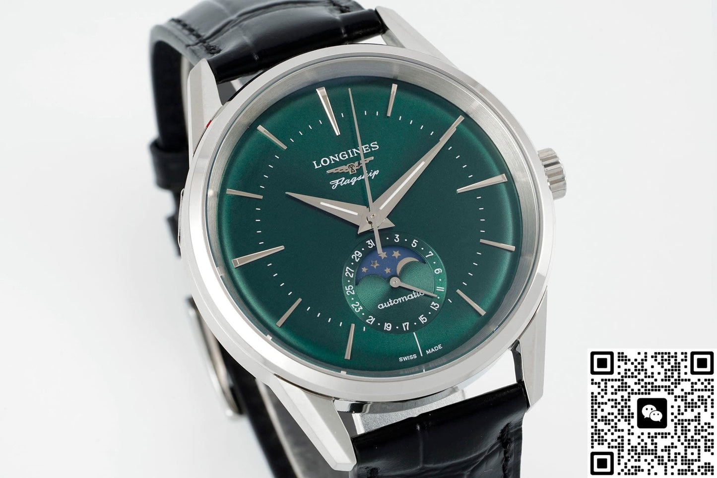 Longines Flagship L4.815.4.02.2 AF Factory Lunar Phase