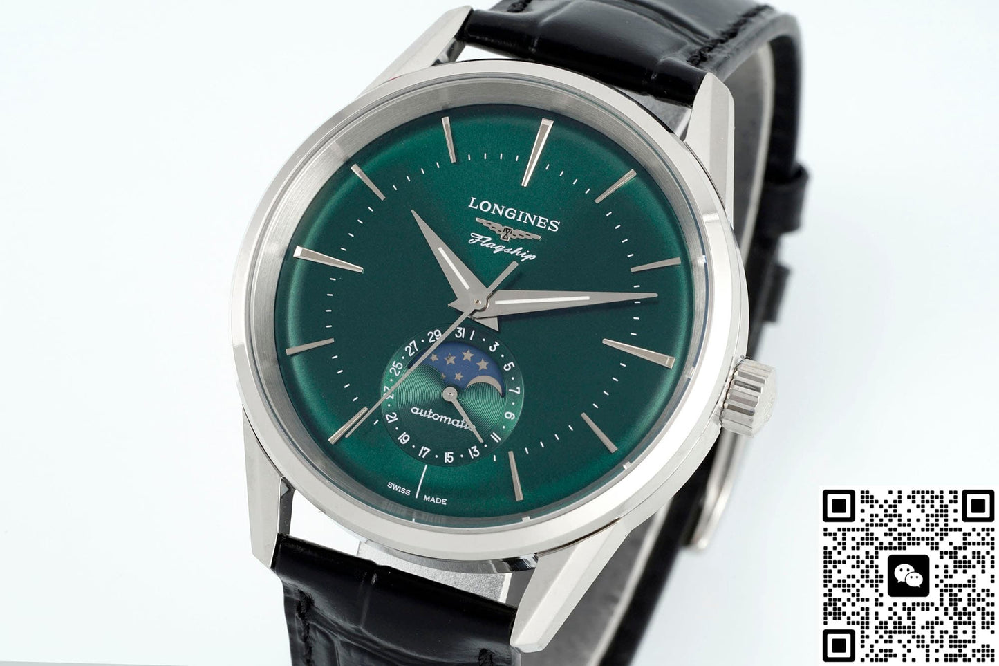 Longines Flagship L4.815.4.02.2 AF Factory Lunar Phase