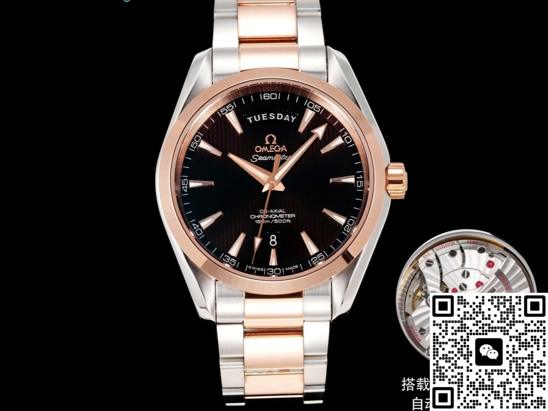 Omega Seamaster 231.20.42.22.06.001 OVS Factory Date Display