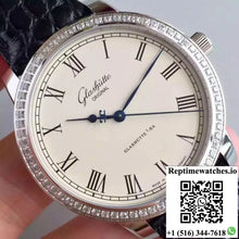 Glashutte Original Senator Excellence V4 1-39-52-01-02-04 FK Factory Diamond Bezel White Dial - Watches