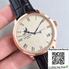 Glashutte Senator Panorama Date Moon Phase 100-04-32-15-04 GF Factory White Dial - Watches