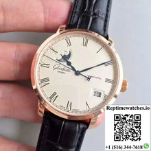 Glashutte Senator Panorama Date Moon Phase 100-04-32-15-04 GF Factory White Dial - Watches